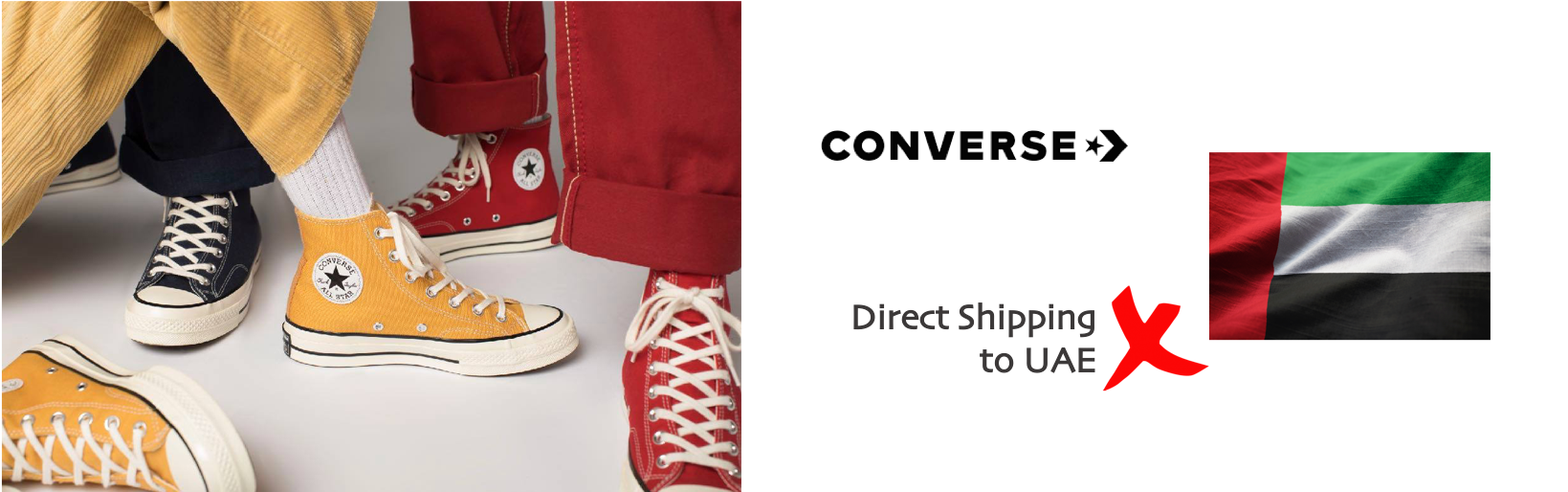 shop Converse ship to uae