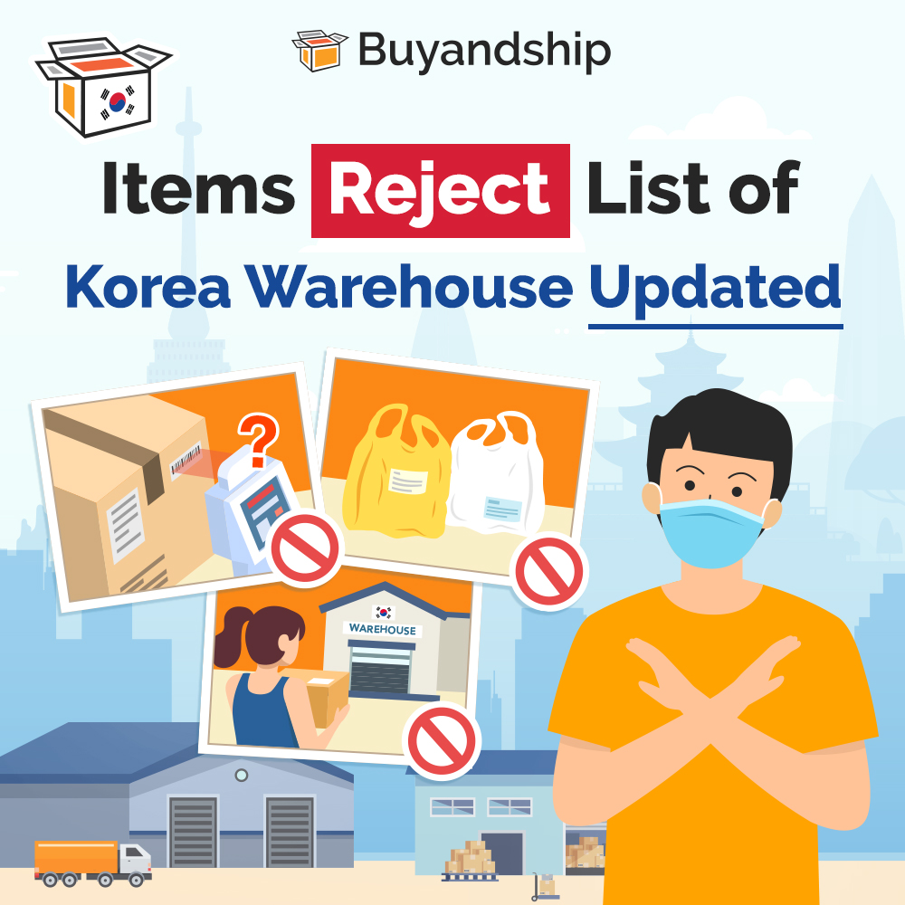 Korea warehouse rejects items
