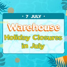 Warehouse Holiday Closures in July